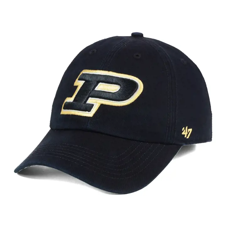 Purdue NCAA '47 FRANCHISE "P" noir