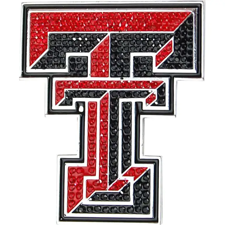 Épingle en strass de la NCAA Texas Tech - XP