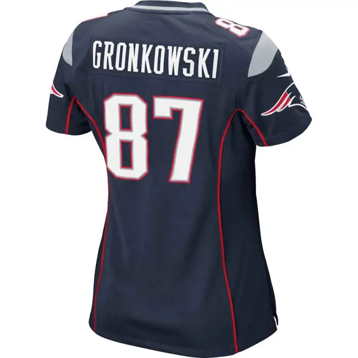 MAILLOT NFL FEMME PATRIOTS Gronkowski bleu marine