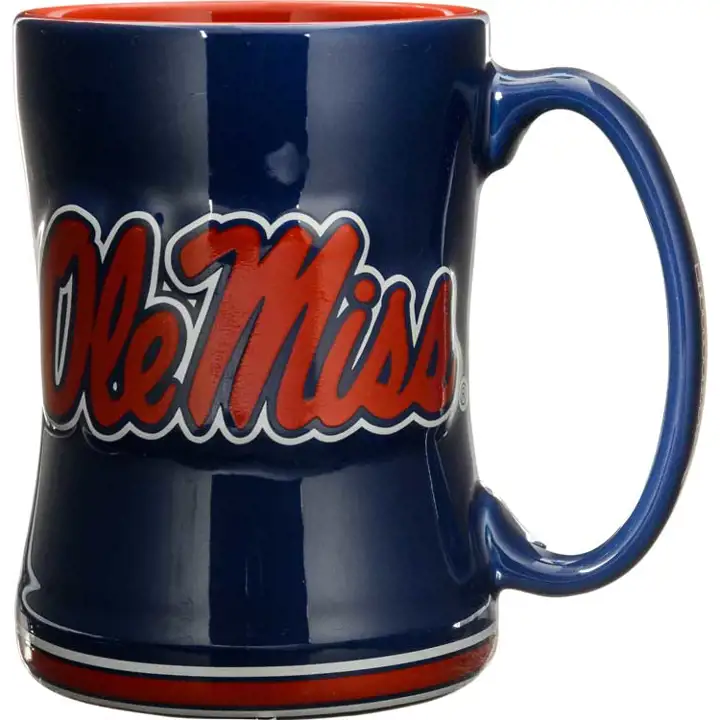 Mug en relief OLE MISS 14 oz bleu marine