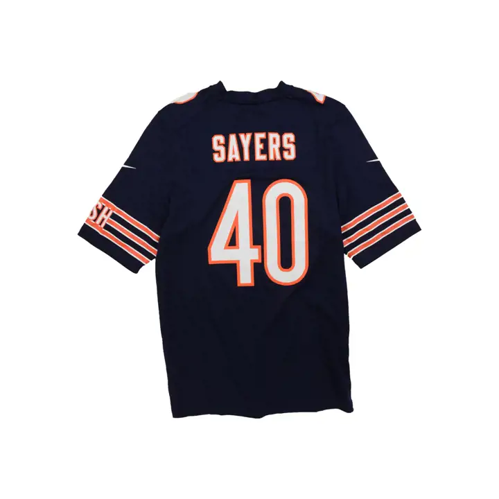 Maillot de jeu SAYERS marine, collection "Retraité" des Bears de la NFL