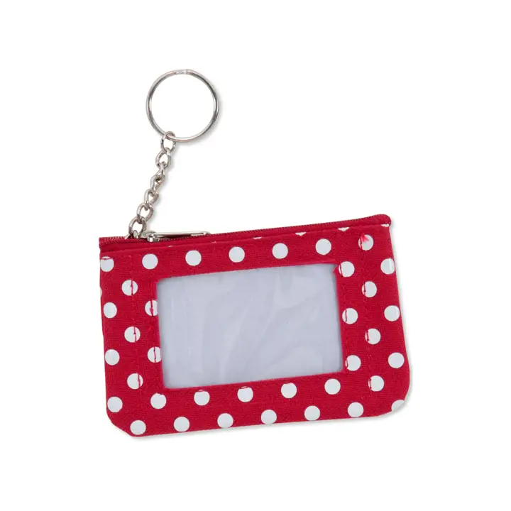 Porte-monnaie pour pièces de monnaie Ohio State ID rouge