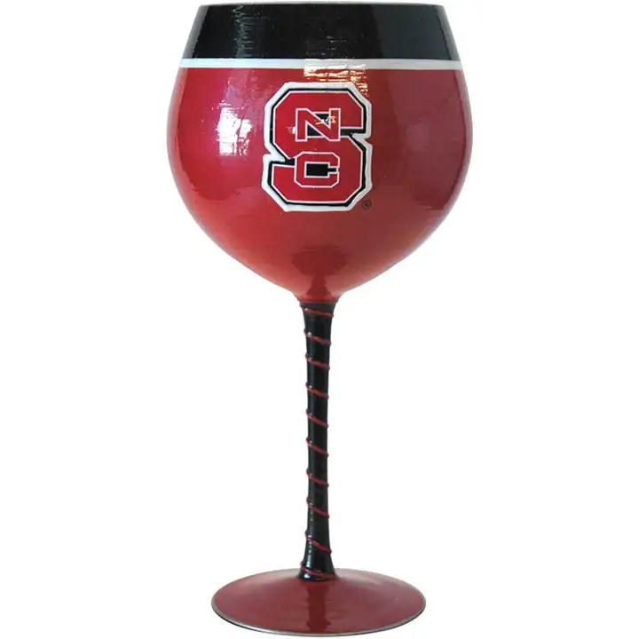 Verre à vin en verre soufflé NC State
