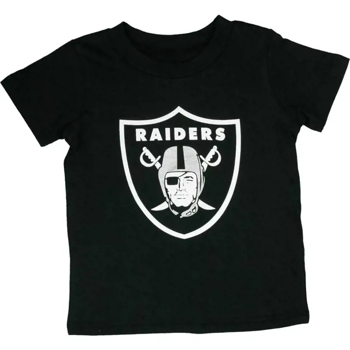 LAS VEGAS RAIDERS NFL T-shirt pour tout-petit à logo principal 22 noir