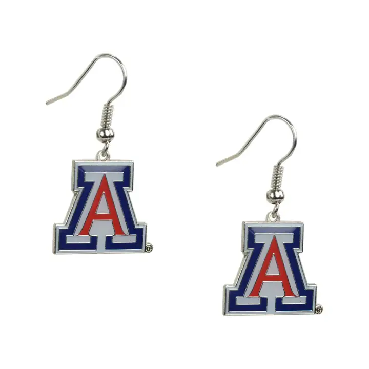 Boucles d'oreilles pendantes logo Arizona Aminco