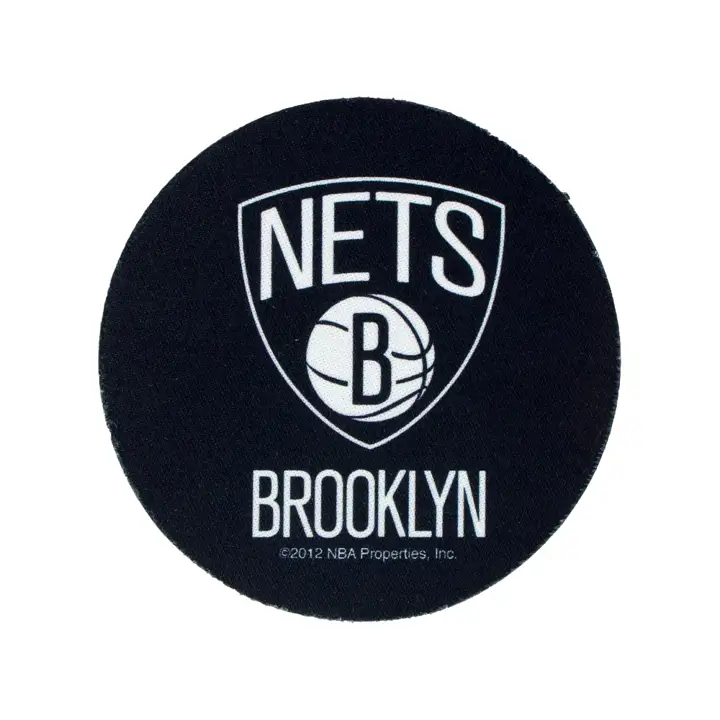B Nits Ensemble de 4 sous-verres en néoprène noir