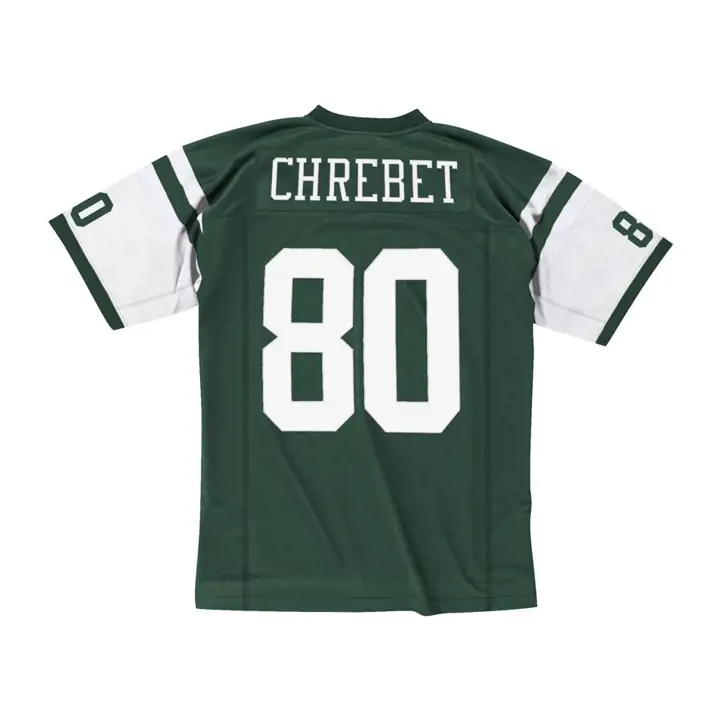 Maillot Rétro NY JETS NFL M&N Réplique Chrebet vert