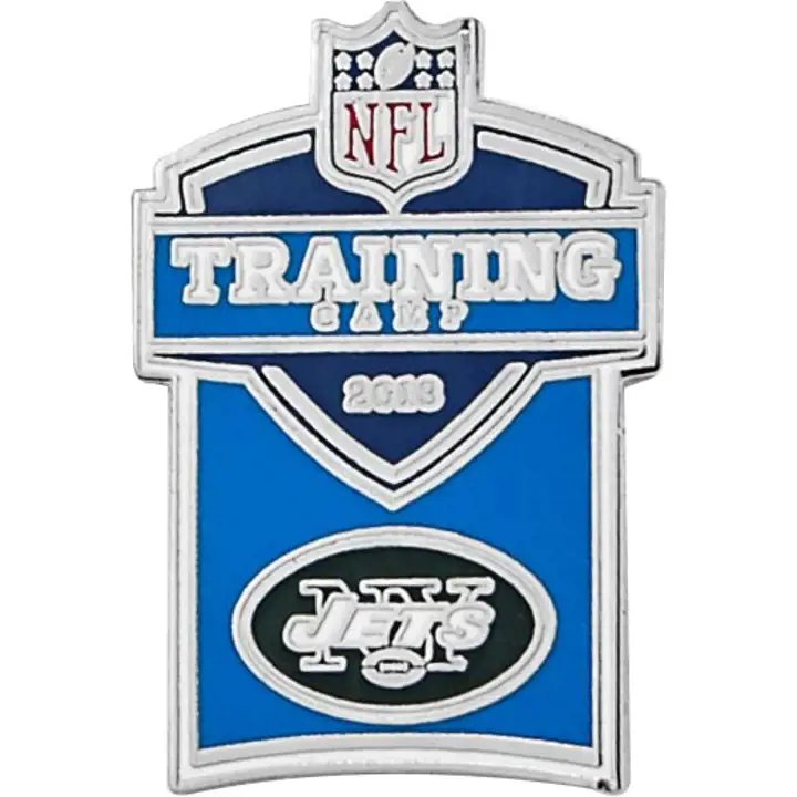 NY JETS 2013 Épingle de chapeau du camp d'entraînement XP
