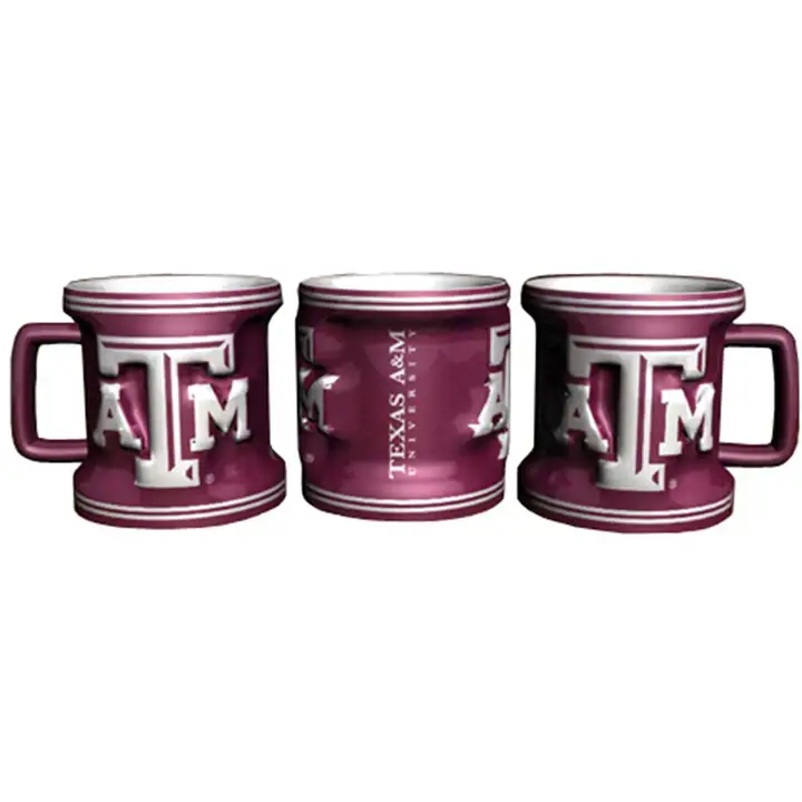 Mini-mug sculpté Texas A&M - 60 ml