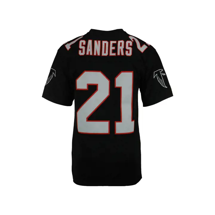 FALCONS NFL M&N Replica Throwback Jersey Sanders blk