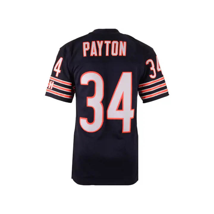 Maillot Rétro NFL Bears M&N Replica Payton bleu marine/orange