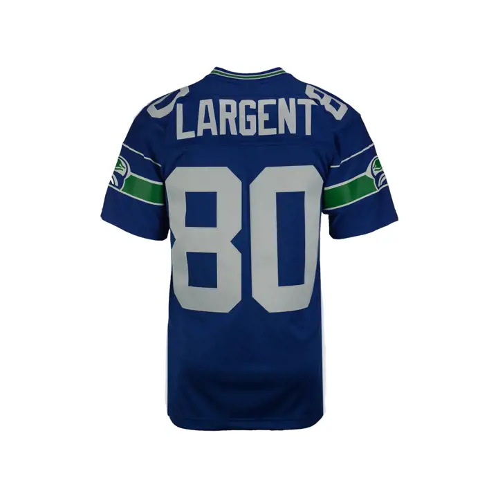 SEAHAWKS NFL M&N Maillot Rétro Réplique Largent rbl