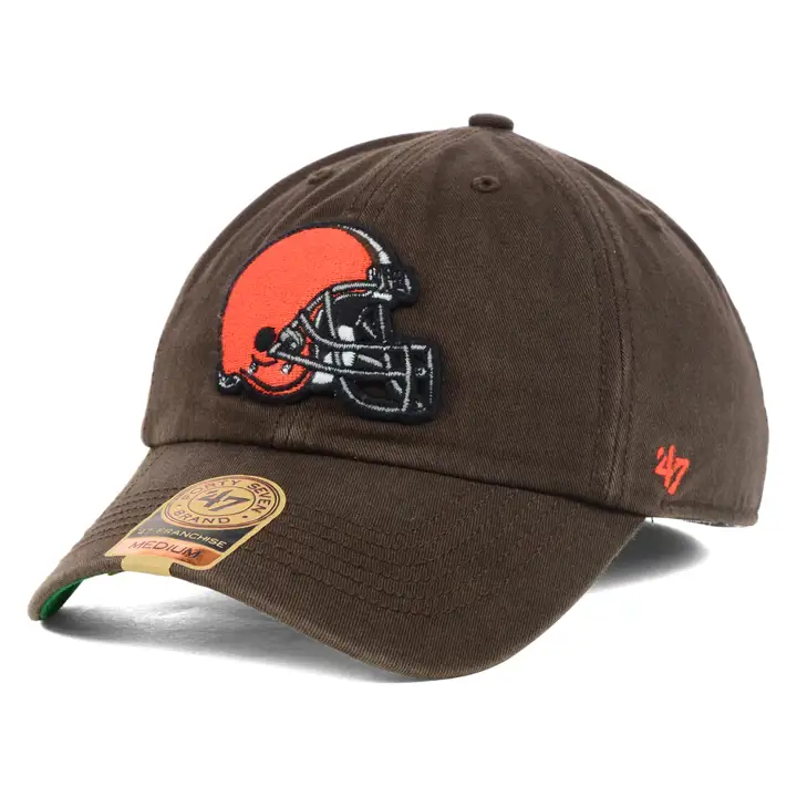 BROWNS 47 Casque de la franchise NFL brn