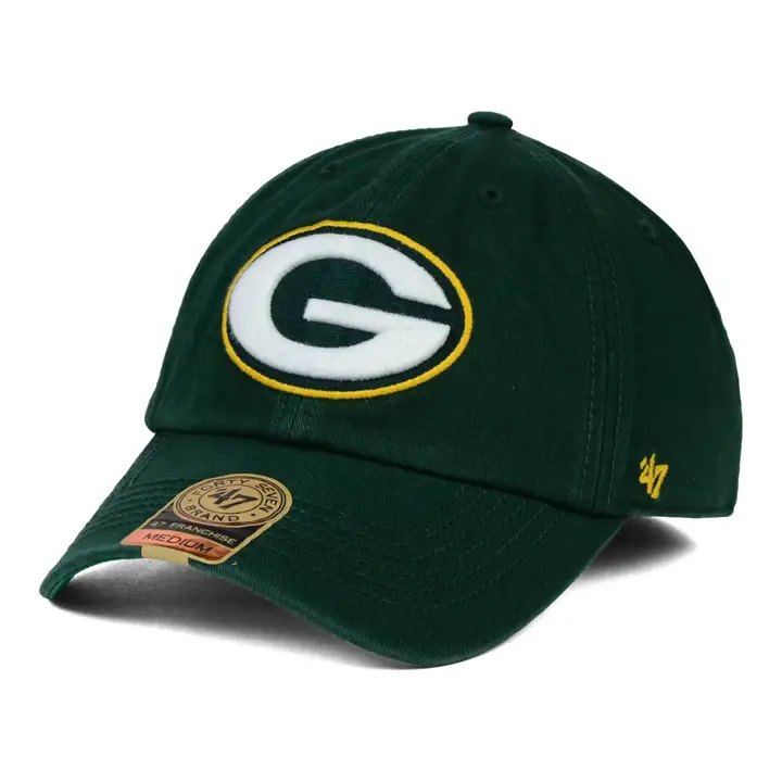 PACKERS 47 Casquette NFL \"G\" verte