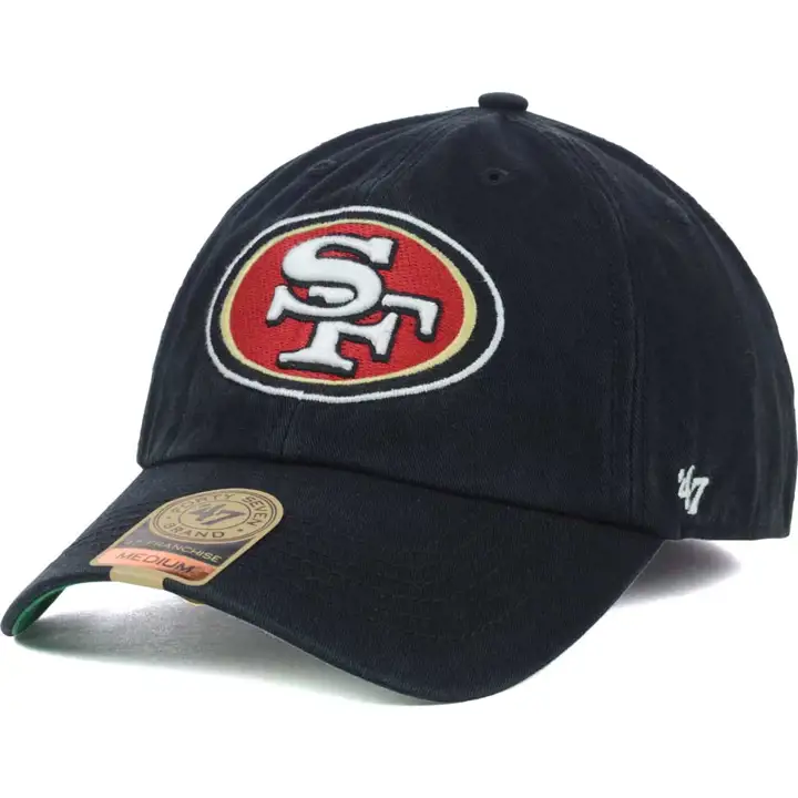 49ERS 47 Franchise NFL SF noir