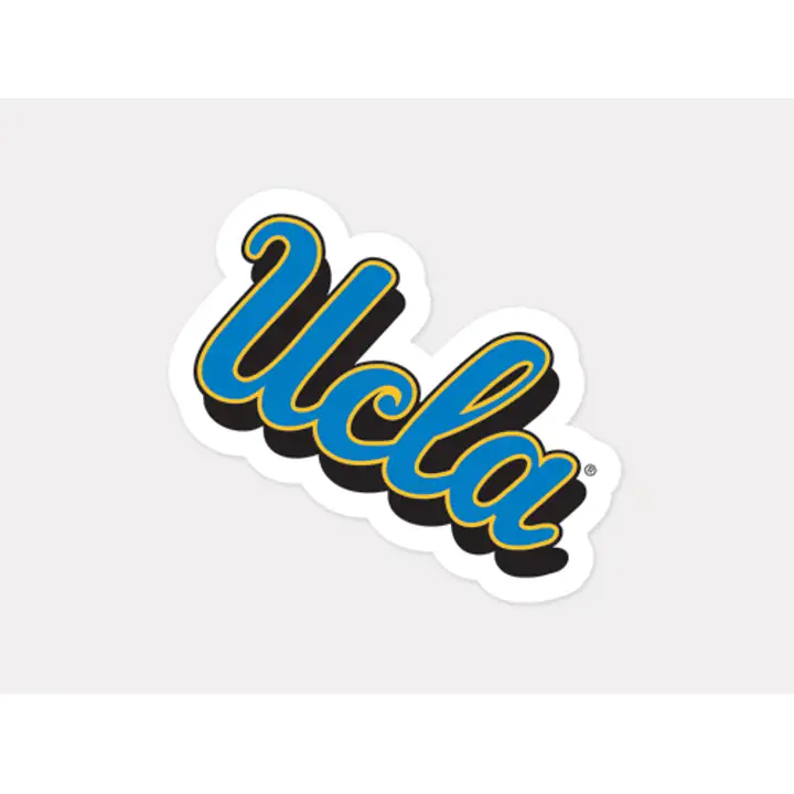 Autocollant découpé UCLA 4x4 - Couleur