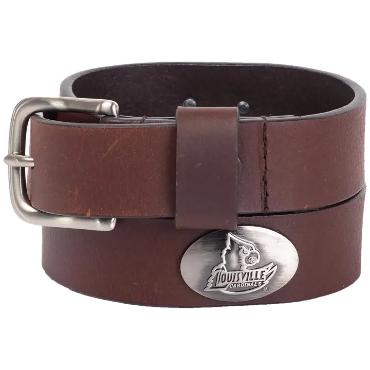 Ceinture à logo UOL - 40 marron/argent
