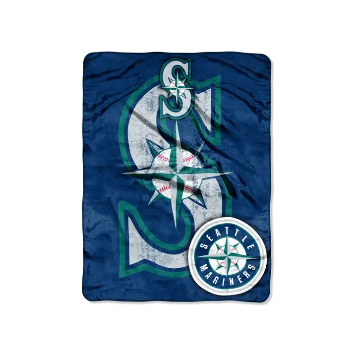 "Couverture polaire micro raschel Mariners 116x152 cm «Triple Play» bleue"