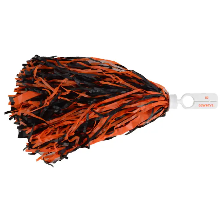 "Pompon de supporter Ok State 6" noir/orange"
