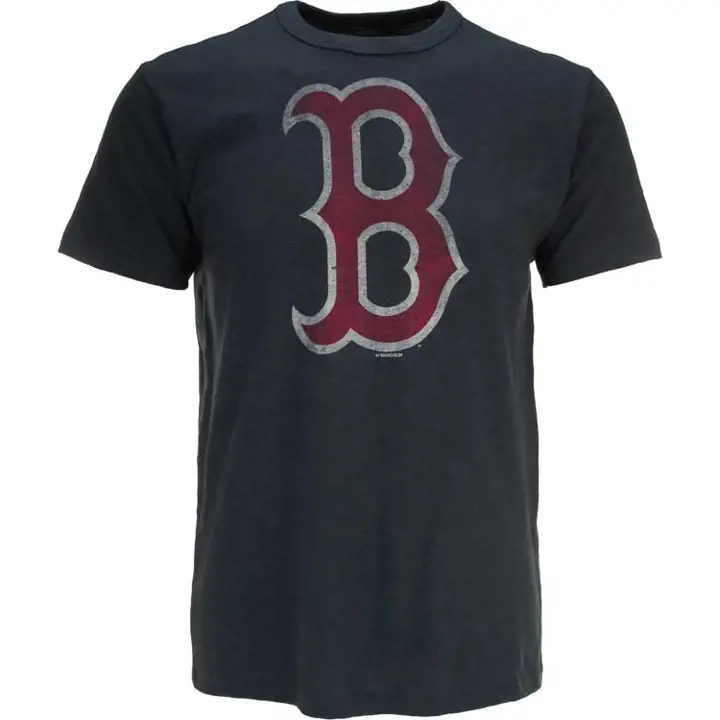 T-shirt Bleu Marine Logo Scrum MLB Red Sox