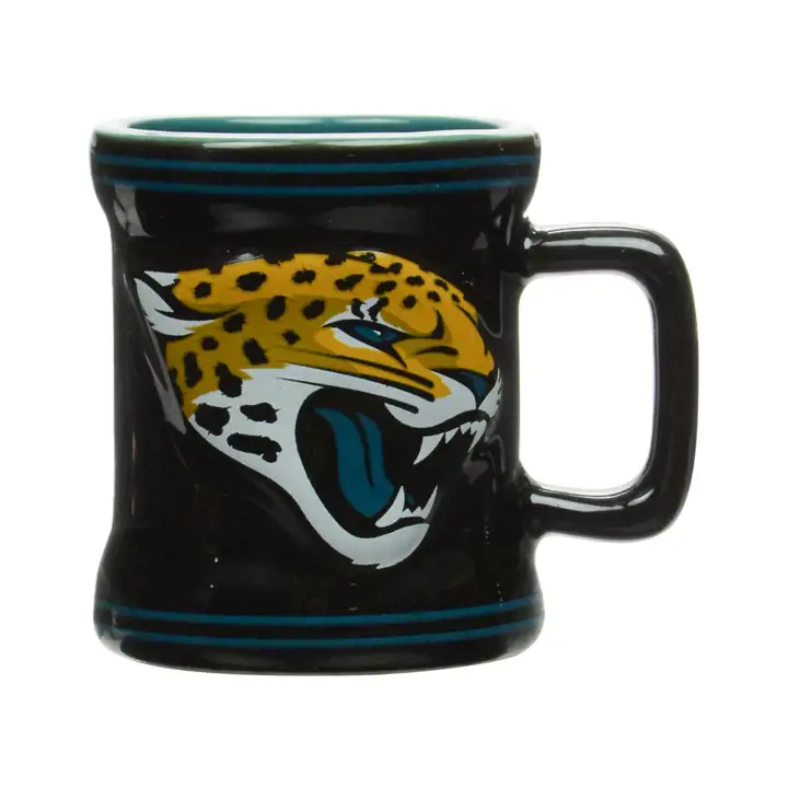 Mini-mug sculpté JAGUARS - 59 ml. Logo 2013