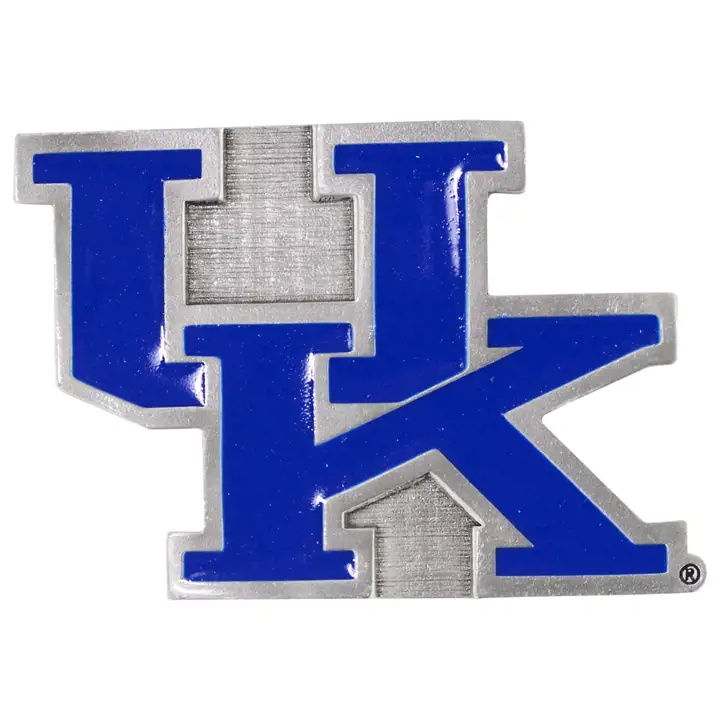 "Emblème auto en métal Kentucky « UK » bleu/arg"