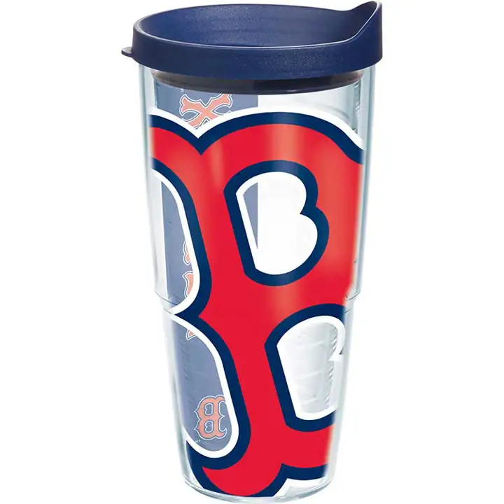 Gobelet géant enveloppant RED SOX 70 cl transparent/rouge/marine