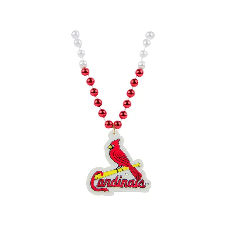 Perles logo équipe STL CARDS-Rico rouge/blanc
