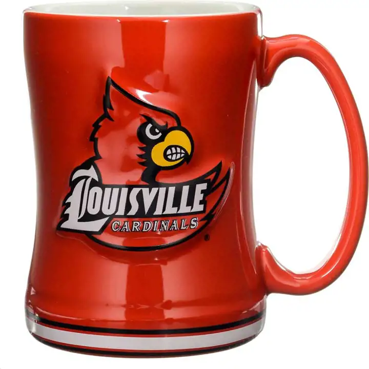 Mug de Louisville 14 oz Relief rouge