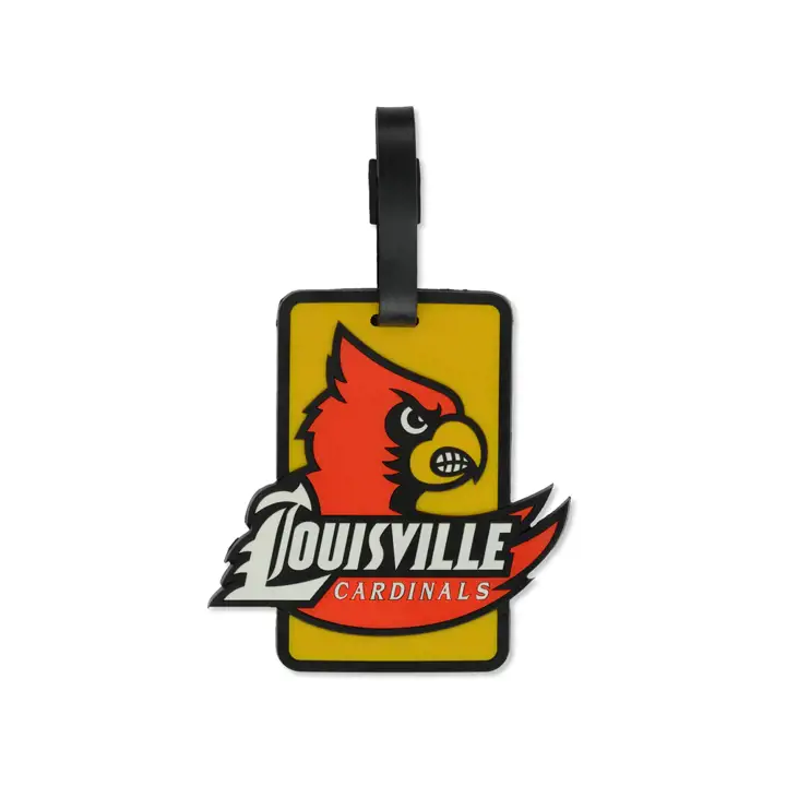 Étiquette souple Louisville jaune/rouge