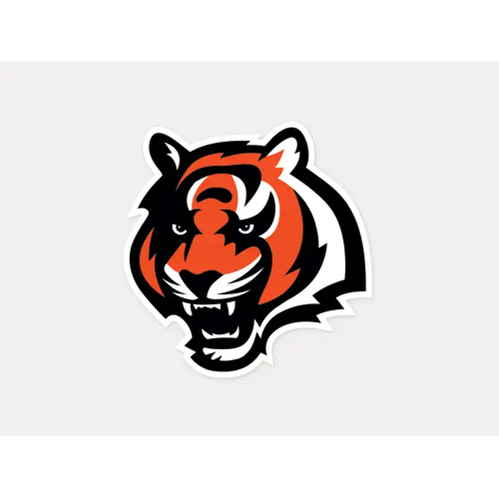 BENGALS Décalcomanie découpée 4x4 – Couleur