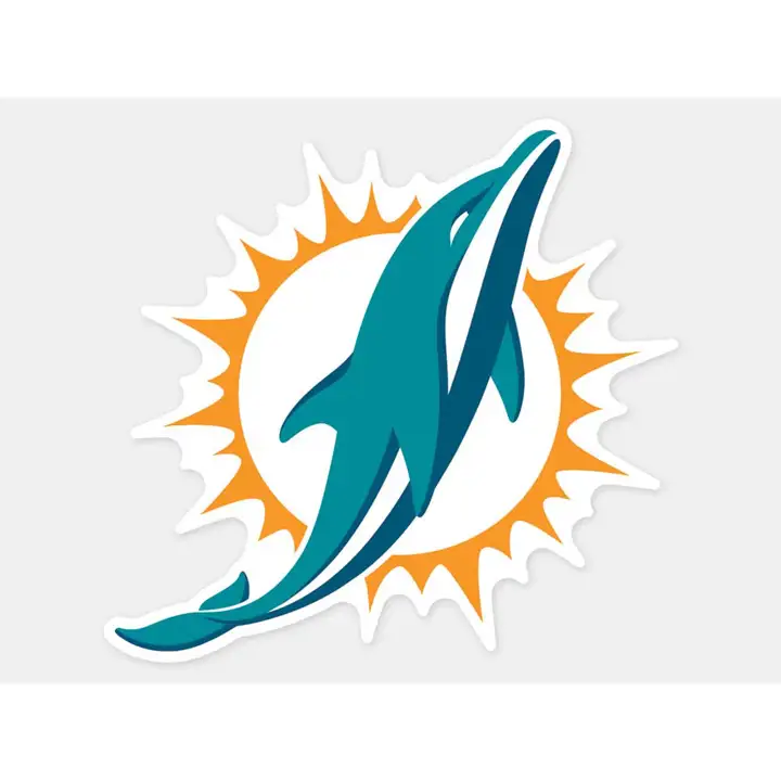 DAUPHINS Autocollant découpé 4x4 - Logo couleur 2013
