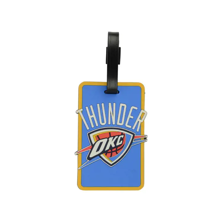 Étiquette de bagage Thunder Soft bleue/brillante
