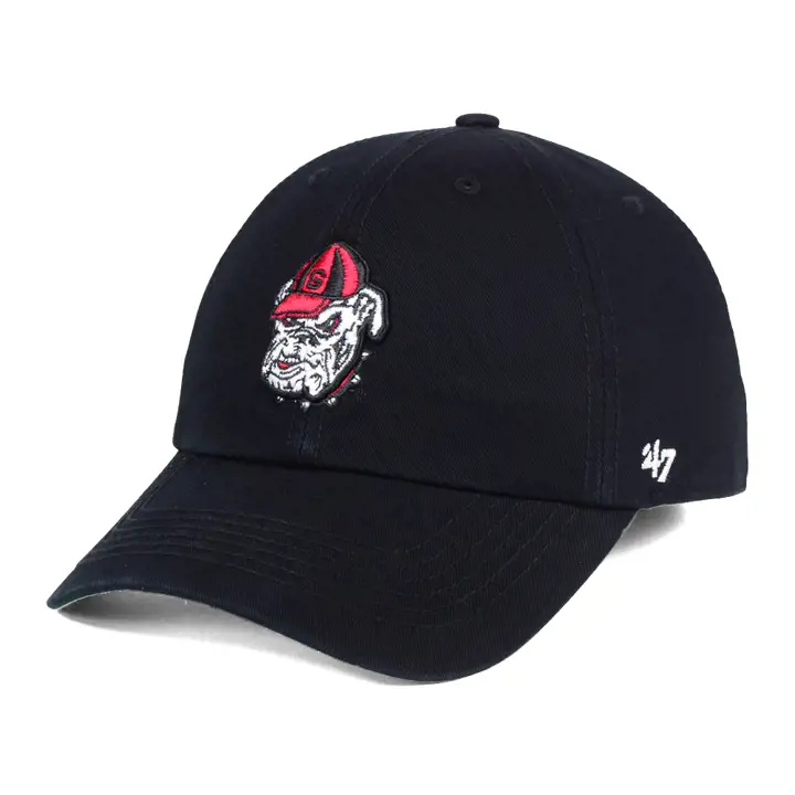 Georgia NCAA '47 FRANCHISE Tête de Bulldog noir
