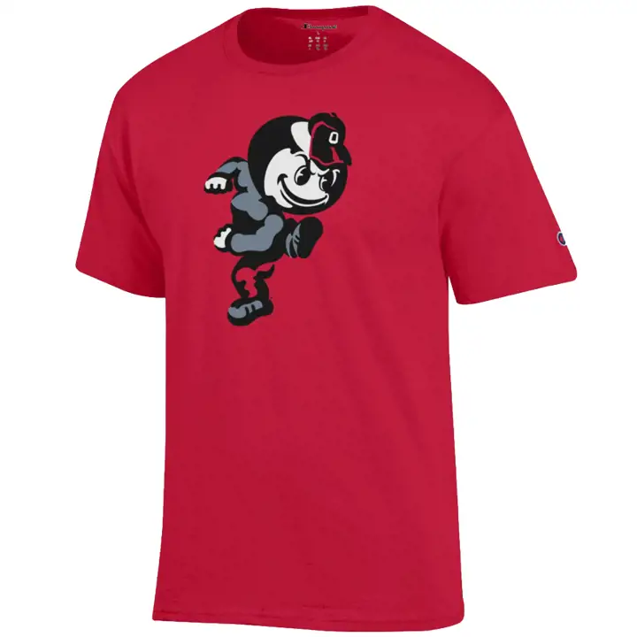T-shirt avec logo identitaire NCAA Brutus Rouge Ohio State 2F