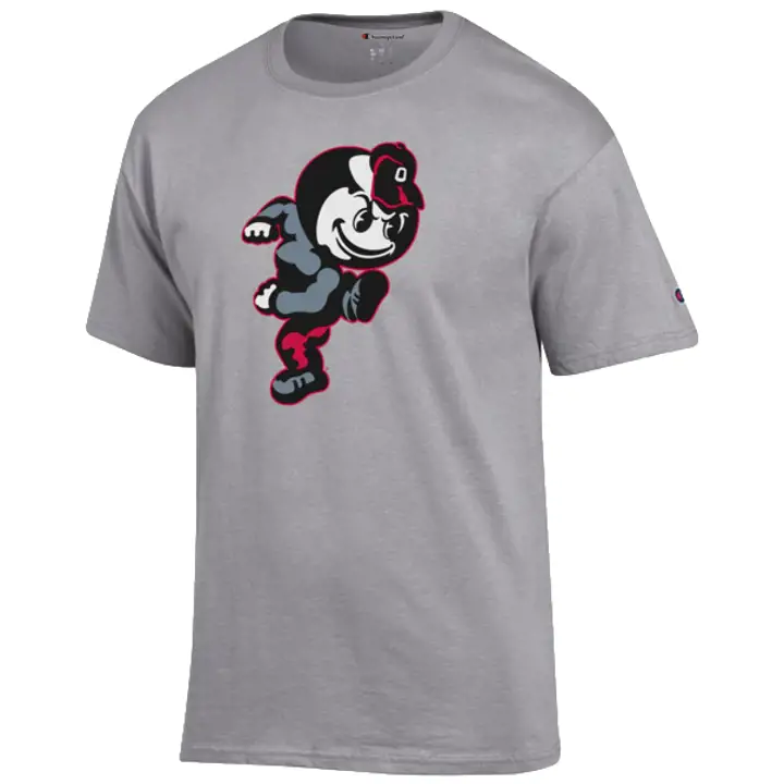 T-shirt à logo Ohio State 2F NCAA Brutus gris