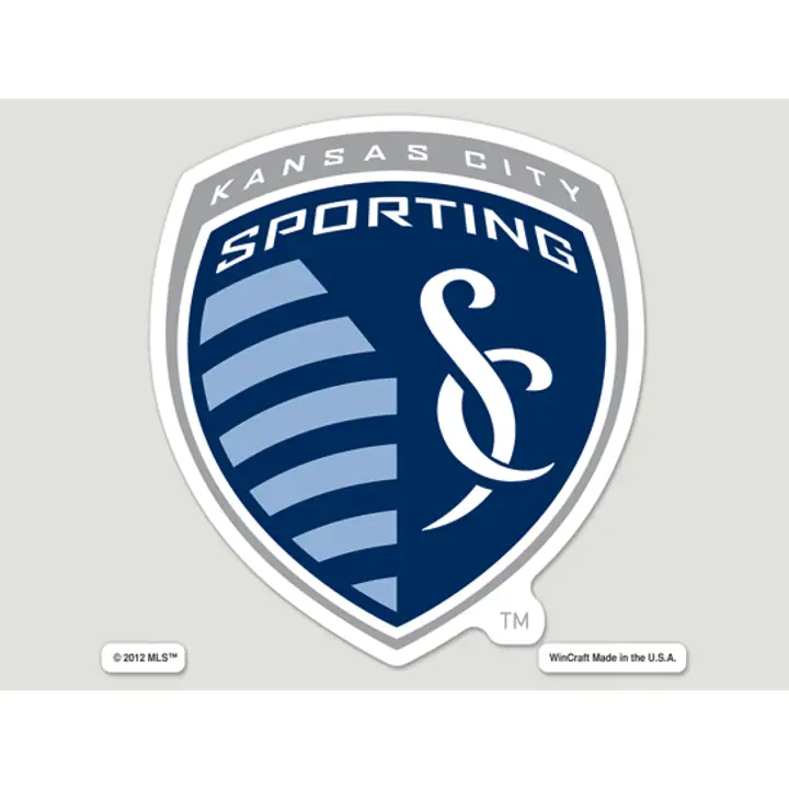 Décalque découpé SportingKC 8x8 - Couleur