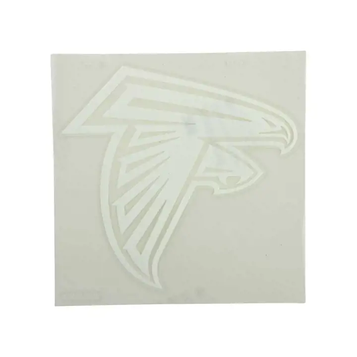 Autocollant découpé FALCONS 8x8 Blanc wht