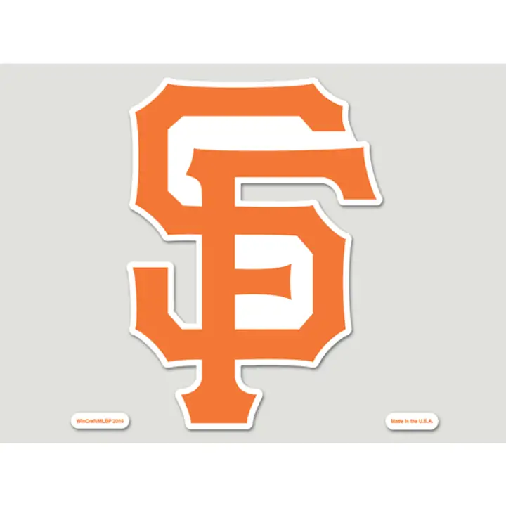 Autocollant découpé SF GIANTS 8x8 - Couleur