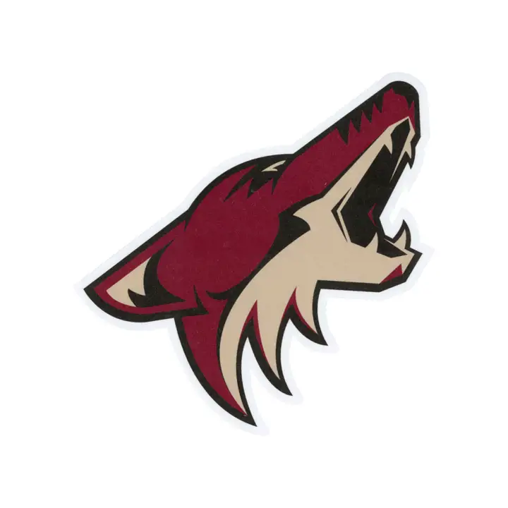 AZ COYOTES Autocollant prédécoupé 8x8 - Couleur