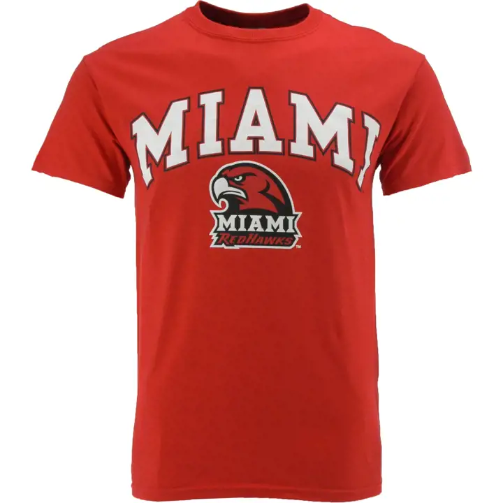 Miami (OH) 2F T-Shirt NCAA Logo Milieu de Gamme Rouge