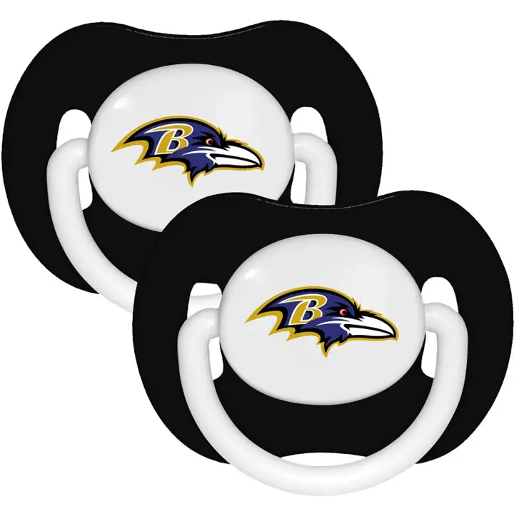 Lot de 2 sucettes Ravens
