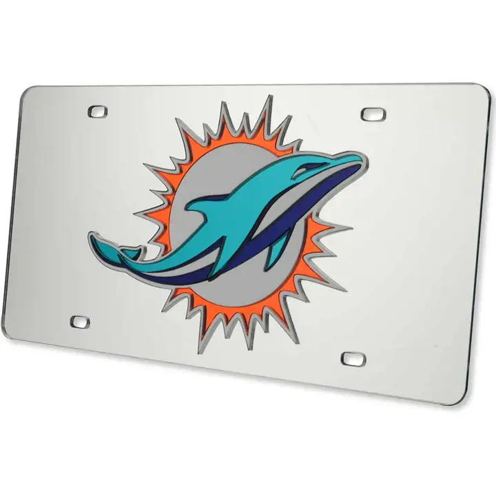 DOLPHINS LASER TAG ACRYLIQUE 2013 logo silv