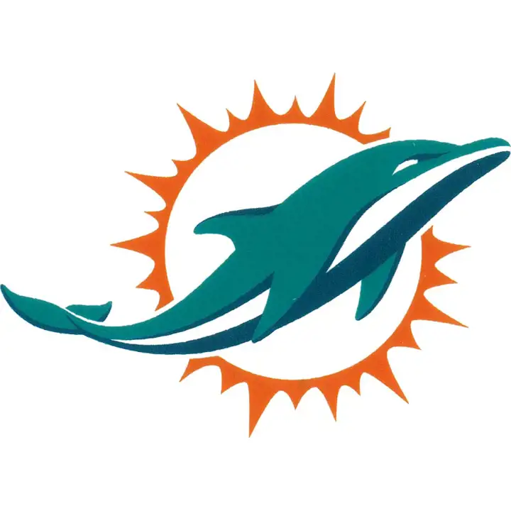 Décalque autocollant pour vitres DAUPHINS logo 2013