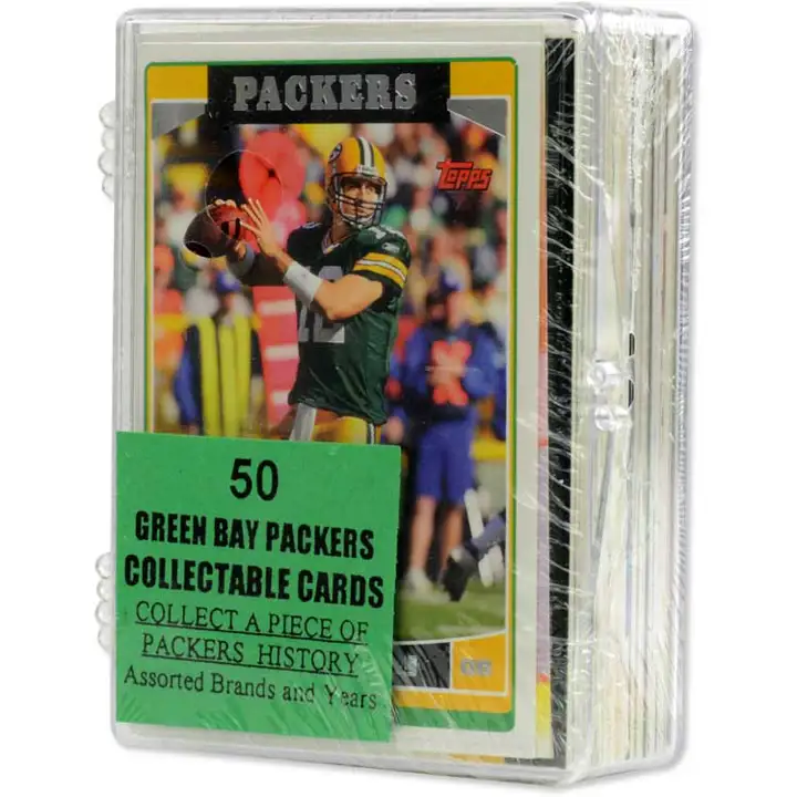 PAQUET DE 50 cartes des Packers - Assorties