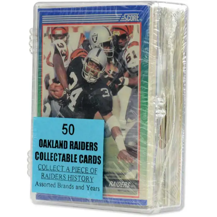 RAIDERS Paquet de 50 Cartes Assorties