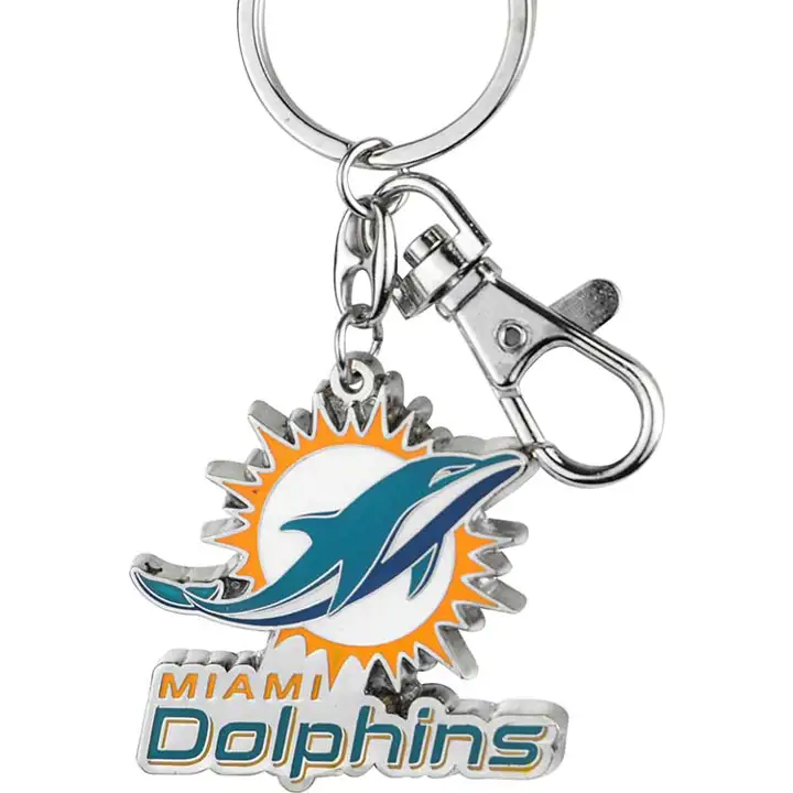 Porte-clés épais DOLPHINS Logo Aminco 2013