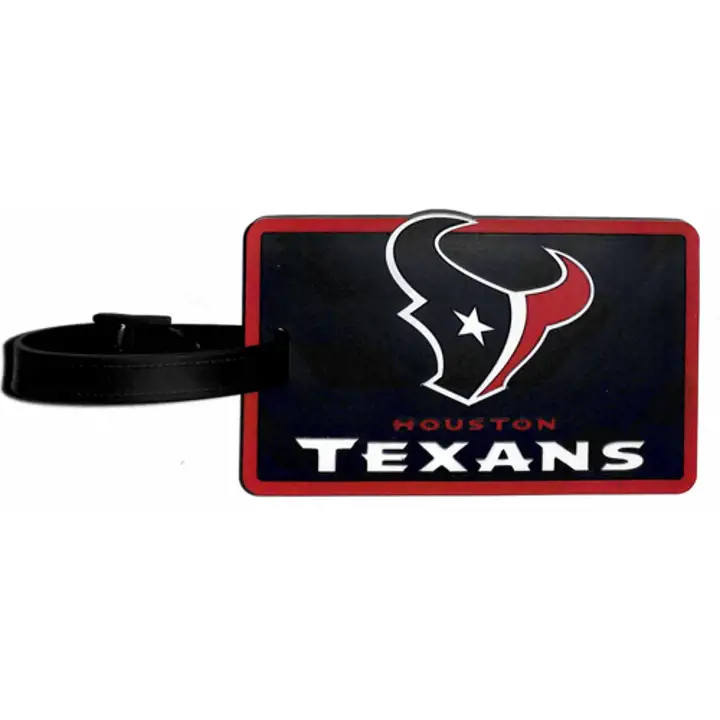 Étiquette de sac souple Texans marine/rouge/blanc