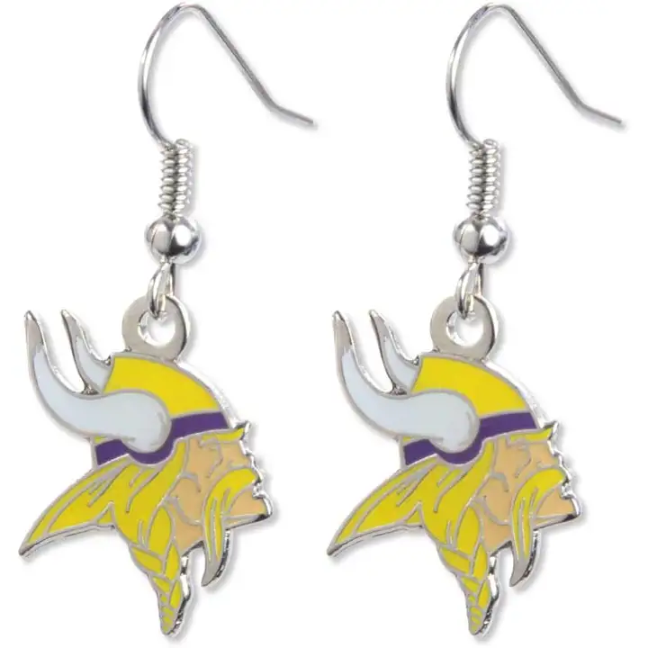 Boucles d'oreilles pendantes logo VIKINGS Aminco 2013 logo gl