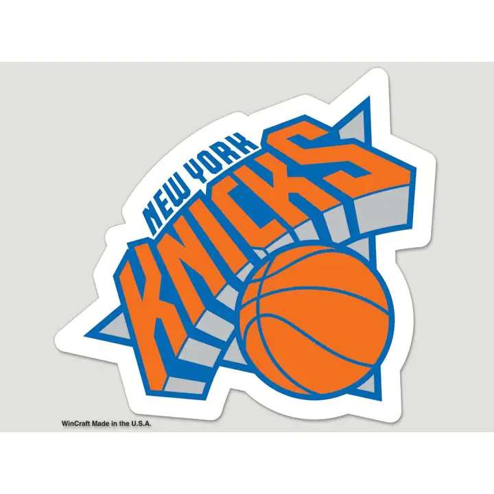 Autocollant découpé KNICKS 8x8 - Couleur